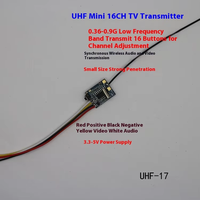 Mini module émetteur audio vidéo sans fil UHF Transmission d'image créative à travers le mur pour les kits électroniques de téléviseurs
