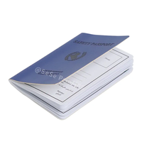 Impression de logo personnalisé, logo UV spot, couverture de passeport en papier de sécurité, livret de passeport, livrets couleur personnalisés