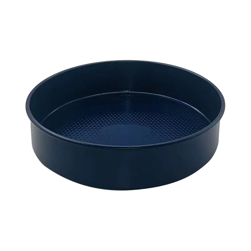 JIANGXIN wholesale Nonstick Carbon Steel round deep bakeware blue cake molds bread loaf pan kitchen baking tray