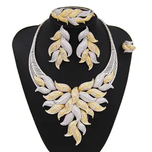 Yulaili-Conjunto de joyería nigeriana con borlas para mujer, Circonia cúbica de cristal, Zirconia cúbica, Zirconia, circonita, zirconita, boda, India, Dubái