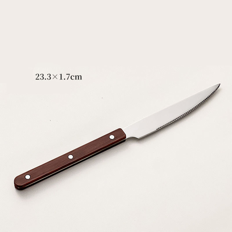 มีดดินเนอร์กาแฟทรงลึก