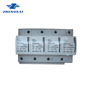 Zhengkai thiết bị bảo vệ tăng áp <span class=keywords><strong>SPD</strong></span> 15kA AC 385V 4P 3P + N đường ray DIN cao hiện tại - Product Image 2