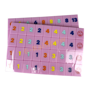 Fichas de <span class=keywords><strong>Rummy</strong></span> Personalizadas con Letras y Números, Fichas de <span class=keywords><strong>Rummy</strong></span> de Lujo para Entretenimiento - Product Image 3