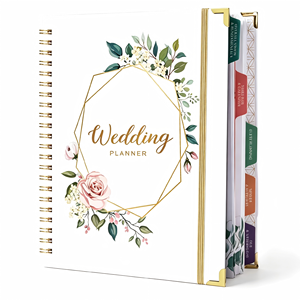 Diario <span class=keywords><strong>de</strong></span> Boda <span class=keywords><strong>de</strong></span> Tapa Dura con Tela Floral Vintage, Cuaderno Recargable Personalizado, Set <span class=keywords><strong>de</strong></span> Regalo <span class=keywords><strong>de</strong></span> Boda para Parejas - Product Image 3