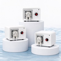 Bomba Dosificadora de Líquidos LEFOO LFPC104BL de Alta Precisión, 24V DC, 2-185ml/min, para Equipos de Laboratorio, Bomba Peristáltica Multifuncional