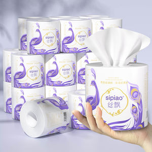 لفائف ورق حمام ناعمة صديقة للبيئة من لب الخشب البكر للاستخدام التجاري بأسعار اقتصادية - Product Image 1