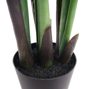 Árbol de Plátano Artificial de <span class=keywords><strong>Ravenala</strong></span> de Plástico de Alta Calidad, Plantas Verdes del Paraíso, Resistentes a los Rayos UV, Ecológicas, 150 cm, para Hoteles y Cafeterías - Product Image 6