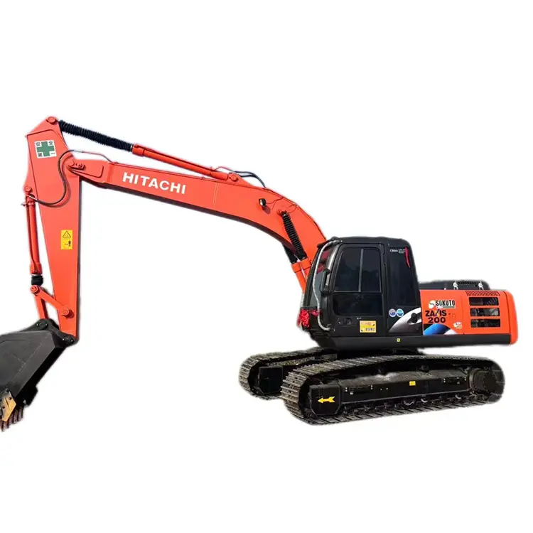 Original Japanese second-hand tracked excavator Hitachi Zx200 20 tons cheap price Hitachi Zx200