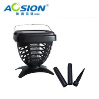 Lampe anti-moustiques solaire portable d'intérieur avec lumières LED, destructeur d'insectes écologique pour la cuisine