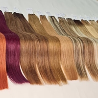 Ekstensi Rambut Genius Weft Eropa Double Drawn Cuticle Aligned, Ringan, Tidak Rontok, untuk Rambut Tipis, Ready Stock, Laris Terjual