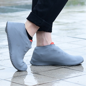 Couvre-chaussures imperméable en silicone épais <span class=keywords><strong>et</strong></span> antidérapant, résistant à l'usure <span class=keywords><strong>et</strong></span> lavable, pour hommes <span class=keywords><strong>et</strong></span> femmes - Product Image 3