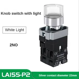 Swei deer 22mm LED-Licht Momentan verriegelung Position 10A Wahlschalter Taste Netzschalter für Schalt schrank