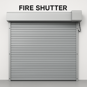 Cửa cuốn cách nhiệt chống cháy bền bỉ với lớp hoàn thiện hiện đại, bảo vệ ứng dụng công nghiệp tầng hầm lâu dài - Product Image 2