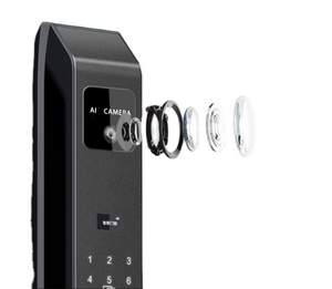 Wifi App vân tay smartlock cửa tự động khóa kỹ thuật số khóa thông minh với máy ảnh điều khiển từ xa - Product Image 1