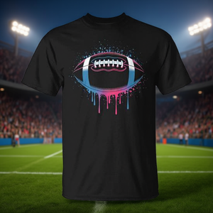 Camiseta negra con gráficos de fútbol, ​​talla pequeña, para aficionados y jugadores - Product Image 3