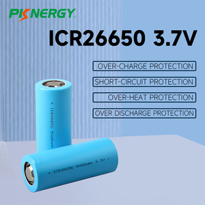Batería de litio de ciclo profundo ICR26650 <span class=keywords><strong>recargable</strong></span> 4200mAh 5000mAh 3,7 V 26650 batería de iones de litio para <span class=keywords><strong>linterna</strong></span> - Product Image 2