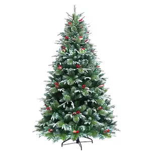 Wholesale PE PVC Christmas Tree Mixed Artificial Christmas Tree