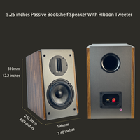 Pour amplificateur HIFI, 5,25 pouces, matériau MDF, 4 haut-parleurs, système home cinéma 2.0 canaux