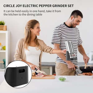 Custom Multi Functional Rechargeable Salt and <b>Pepper</b> <b>Grinder</b> <b>Pepper</b> <b>Grinder</b> Adjustable Stainless Steel Salt and <b>Pepper</b> Mill - Product Image 4
