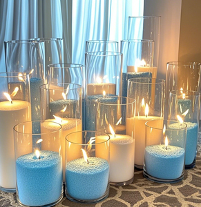 Bougies de cire de sable de décoration réutilisables en cire de perle naturelle <span class=keywords><strong>Kit</strong></span> de <span class=keywords><strong>bougie</strong></span> de perle de bricolage - Product Image 6