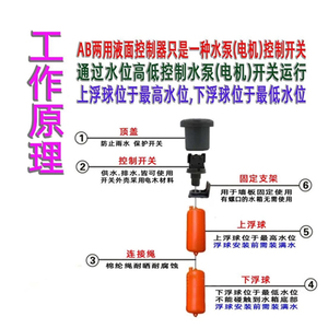 Ny 321 <b>Water</b> Level Controller Double Ball <b>Float</b> Switch For <b>Water</b> Tower Liquid Level Control Ab Suspension Type - Product Image 2