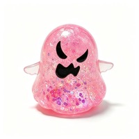 Jouets anti-stress en forme de fantôme en maltose à rebond lent, jouets souples à presser pour soulager le stress, jouets de farces et cadeaux pour fêtes d'Halloween, vente en gros