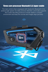 FreedConn FX Motorradhelm Bluetooth-Gegensprechanlage, IP67 Wasserdicht, Bluetooth 5.1, Musik-Sharing, Freisprechfunktion für Fahrer - Product Image 4