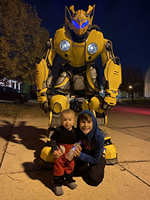 Costume de robot réaliste de grande taille (10 pieds de haut) pour adulte, à porter à l'intérieur d'un boîte de nuit, avec combinaisons pour les fêtes de Noël