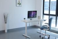 Bureau debout électrique moderne réglable en hauteur, cadre métallique de qualité commerciale, convertible et extensible