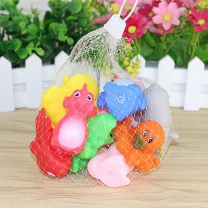 Vente directe usine : Jouets sonores en vinyle en forme d'éléphant pour le bain et les jeux aquatiques, petit canard jaune, emballage en sac filet, jouets sonores pour enfants - Product Image 1