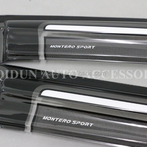 อุปกรณ์ตกแต่งภายนอก บังแดด/กันสาดหน้าต่าง พลาสติก ABS สำหรับมิตซูบิชิ มอนเตโร/ปาเจโร สปอร์ต ปี 2016 - Product Image 6