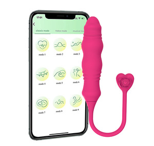 APP G vibratore clitorideo 10 modalità vibranti e 9 spinte per adulti sensoriali Sex Toy Dildo con stimolazione anale del capezzolo - Product Image 3