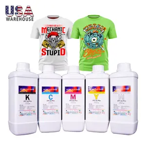 USA Warehouse High Quality Premium Consumables Bright Color Dtf White Ink DTF PET Film Ink 1000ml