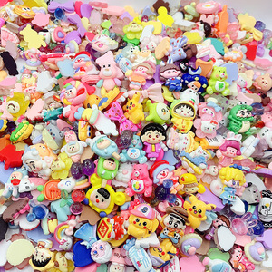 Bán buôn hỗn hợp màu nhựa phim hoạt hình phụ kiện cho điện thoại tự làm trường hợp quan hệ tóc phụ kiện nhựa - Product Image 2