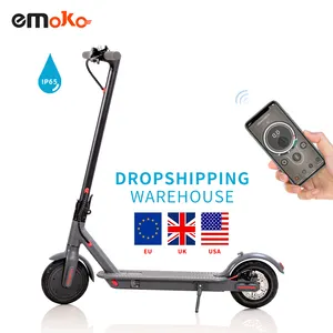 Emoko wholesale hot sale popular HT-T4 8.5 inch 350w motor 22-30km mileage e scooter electrico eu warehouse electric scooter