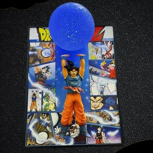 30*40cm 3D imagen enmarcada estereográfica DRAGON BAII Spirit Bomb Son <span class=keywords><strong>Goku</strong></span> Anime figura pintura creativa adorno de pared de escritorio - Product Image 1