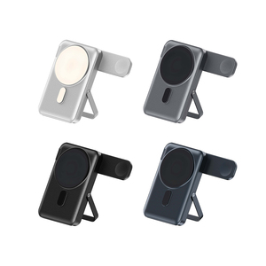 Batterie externe 10000 mAh avec écran numérique et support, charge sans fil 3W, charge sans fil 15W pour montre, charge rapide PD22.5W, IS-CK801 - Product Image 1