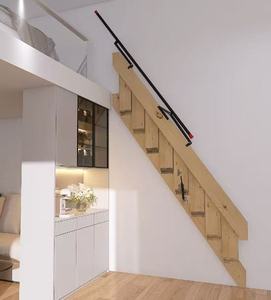 <span class=keywords><strong>Escalier</strong></span> pliant vertical mural rétractable pour loft, gain de place, idéal pour duplex et grenier - Product Image 3