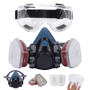 หน้ากากกันแก๊สแบบใช้ซ้ำได้ ผลิตจากถ่านกัมมันต์ สำหรับงานพ่นสี งานปรับปรุง ป้องกันฝุ่นละออง งานเชื่อม และสารเคมี ขายส่งจากผู้ผลิต - Product Image 5