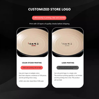 Assiettes en mélamine personnalisées pour restaurant, durables et incassables