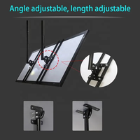 Boîte à lumière LED en alliage d'aluminium pour menu suspendu intérieur, rétroéclairée, magnétique, couleur personnalisée, garantie 3 ans, éclairage pour affiches