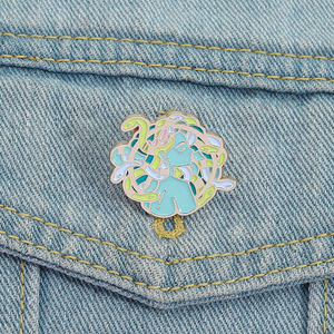 <span class=keywords><strong>Sirena</strong></span> griega esmalte Pin mítico <span class=keywords><strong>sirena</strong></span> mujer broche solapa insignia joyería regalo para Fans amigos suministro a granel - Product Image 1