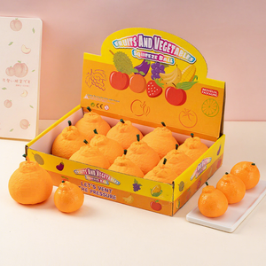 Juguete Antiestrés Realista de Limón TPR, Juguete Blandito para Apretar, Fruta Simulada, Rebote Lento, Alivio de la Ansiedad, Regalo Divertido - Product Image 4
