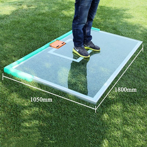 แผ่นหลังแป้นบาสเก็ตบอลอะคริลิคกระจกนิรภัยมาตรฐาน FIBA สำหรับฝึกซ้อมกลางแจ้งระดับมืออาชีพ สำหรับผู้ใหญ่ - Product Image 4