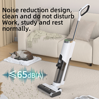 Aspirateur Balai Humide et Sec Autonettoyant pour Usage Domestique, Nettoyage en Une Étape, Aspiration Puissante 17 kPa, Nettoyage des Bords Double Face, Filtre HEPA