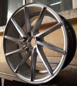 Ruedas de Aleación de Repuesto para Automóviles de Pasajeros, 15 16 17 18 19 20 Pulgadas, 5 Orificios, 5X100 120 114.3, Plateadas y Negras, Venta Directa de Fábrica en China - Product Image 3