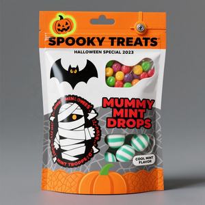 Makanan berdiri kantong Gravure cetakan bau bukti anak keluar lembut sentuhan kelembaban bukti permen makanan ringan tas kemasan untuk Gummies - Product Image 1