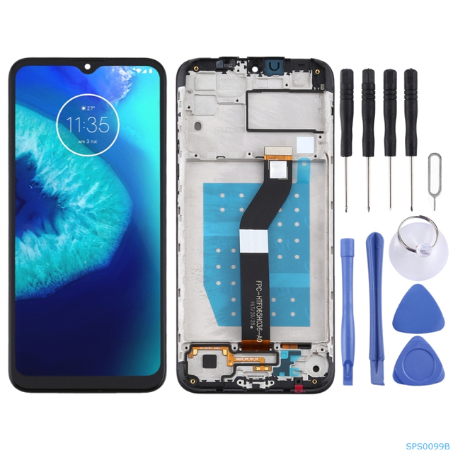 LCD Screen and Digitizer Full Assembly With Frame for Motorola Moto G8 Power Lite Display for Motorola Moto G8 Power Lite Lcd