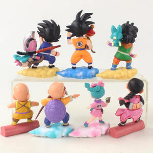 Ensemble de figurines d'anime Dragon Ball, 7 pièces, Son <span class=keywords><strong>Goku</strong></span>, Goten, Gohan, Kuririn, Bulma, Maître Roshi, <span class=keywords><strong>Chichi</strong></span>, Tao Pai Pai, modèle de jouet, 8 à 10 cm - Product Image 5