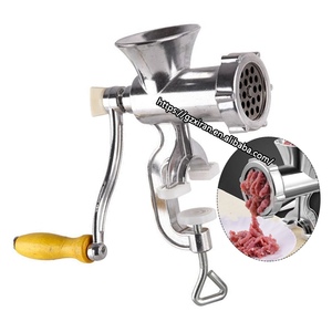Manual Meat Grinder SS Hand Crank Meat Grinding Machine Sausage Stuffer Filler Household Pork Mincer Grain manufacturing machine - Product Image 2